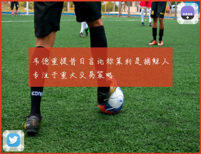 韦德重提昔日言论称莱利是捕鲸人专注于重大交易策略